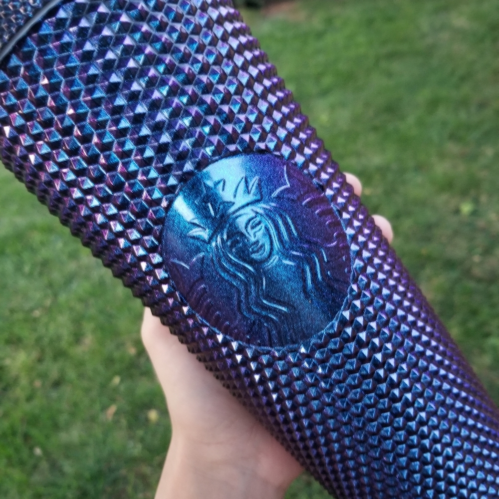 🆕️Starbucks, Custom, Duochrome Studded Tumbler - Picture 3 of 14